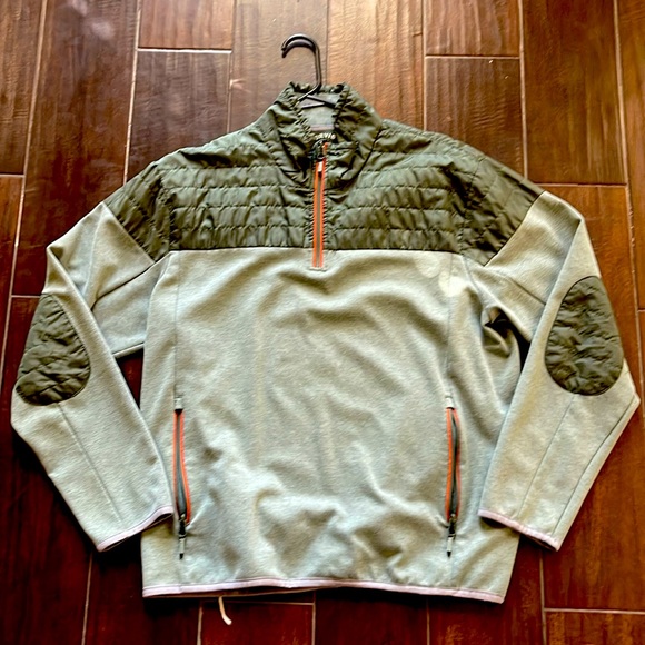 Orvis military style pullover - L - Sage Green - Picture 1 of 5